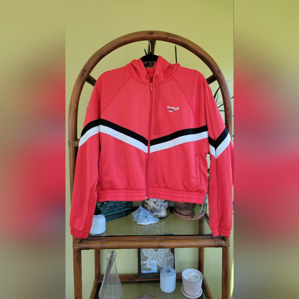 Reebok Zip Front Hoodie size Large